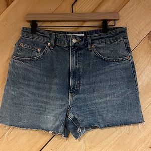 Topshop Denim Shorts - Size 8